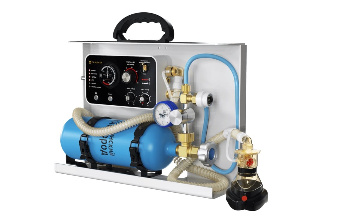 Портативный аппарат искусственной вентиляции легких CADUCEUS AIRMOB SM-F