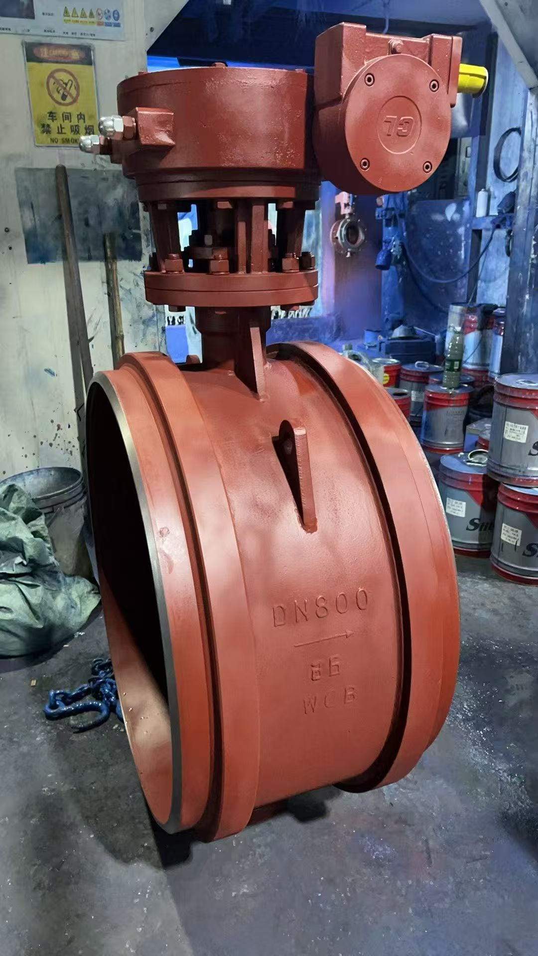 Затворы дисковые поворотные стальные под приварку, ру25 ду800, WCB