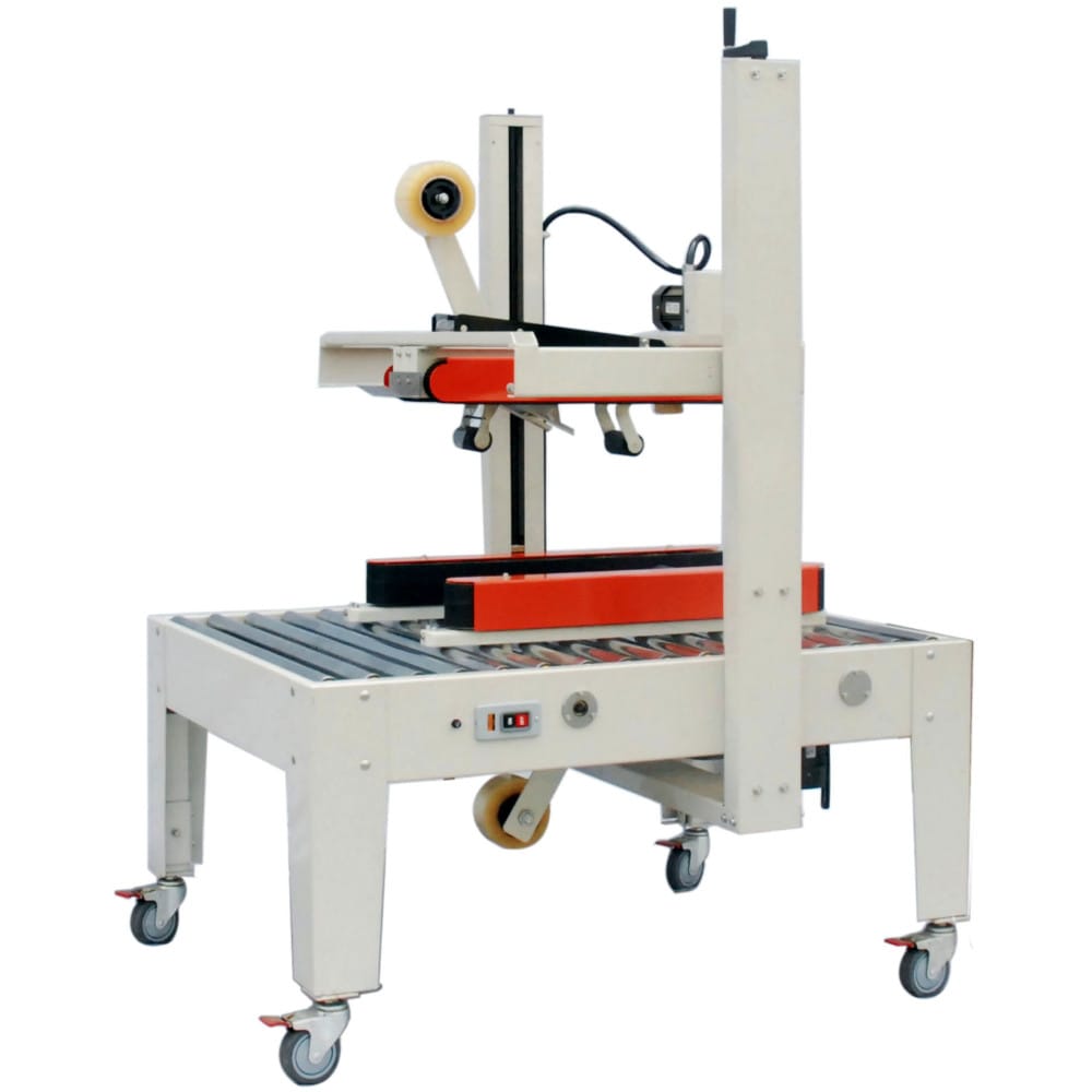 Заклейщик коробов полуавтоматический FXJ-8070B Б/У HUALIAN MACHINERY.