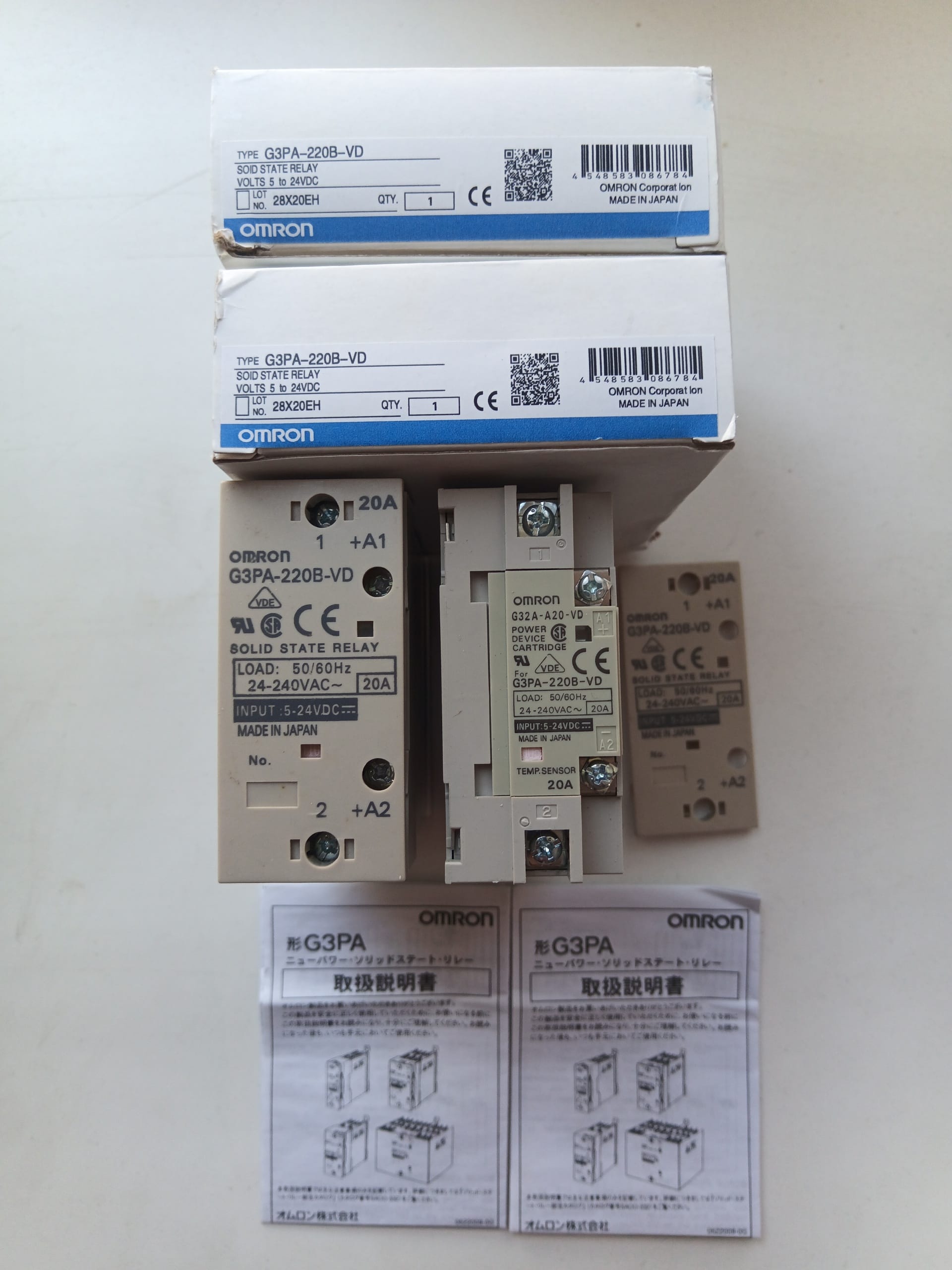 G3PA-220B-VD Omron твердотельное реле