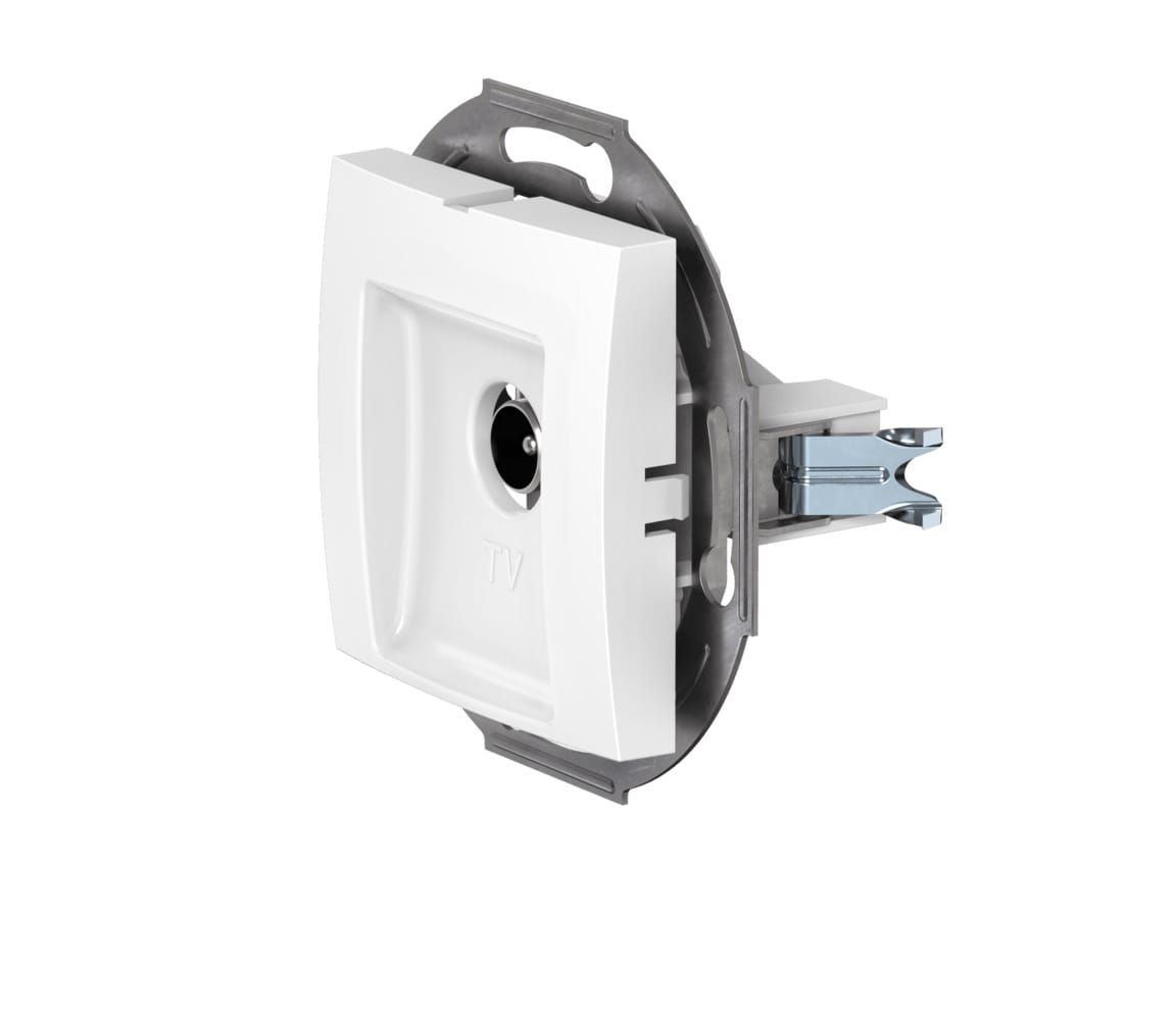 Встраиваемая розетка CADUCEUS ALING PRESTIGE антенная TV, одиночная, механизм