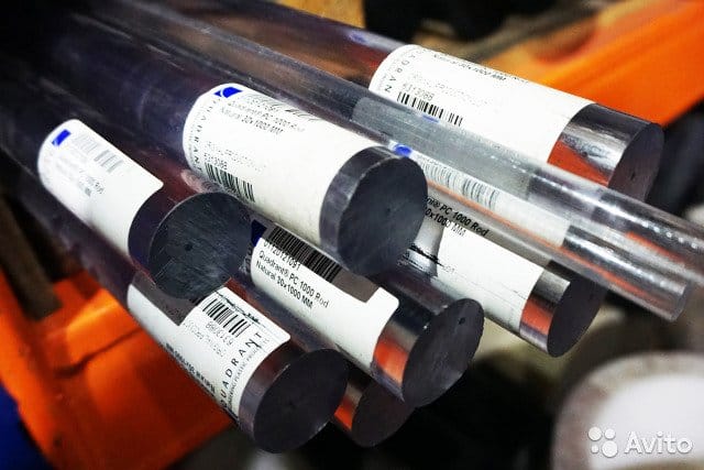 Поликарбонат (PC) в стержнях и плитах