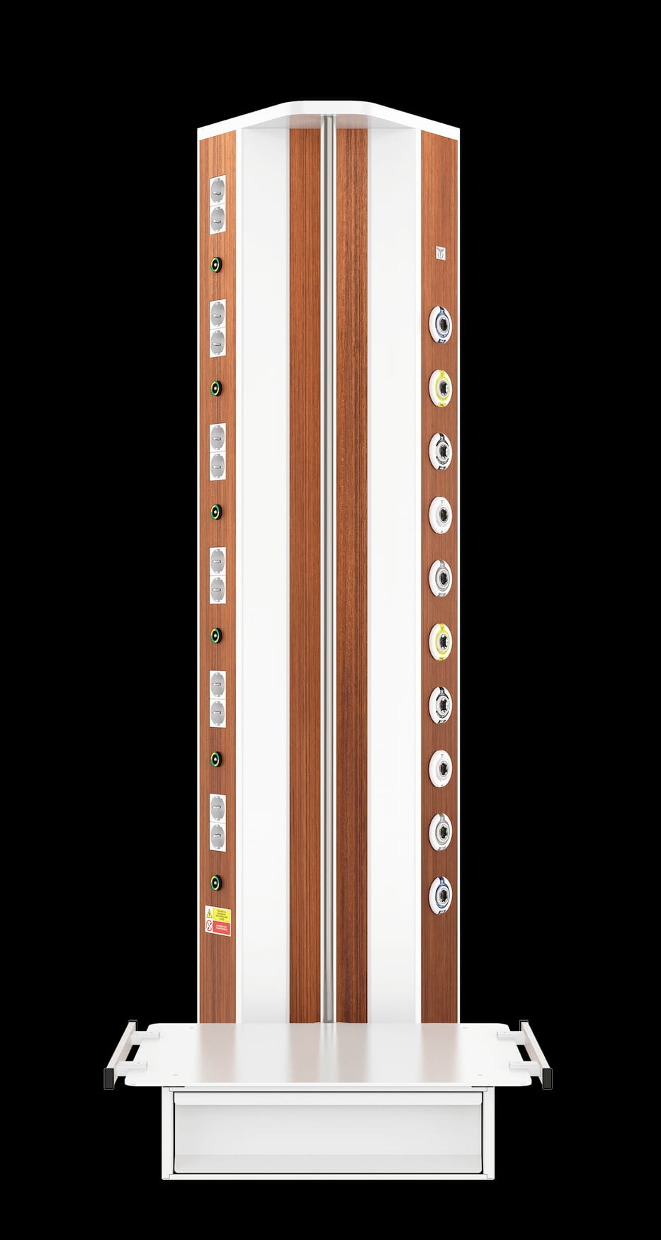 Медицинская консоль настенная вертикальная CADUCEUS CS07L