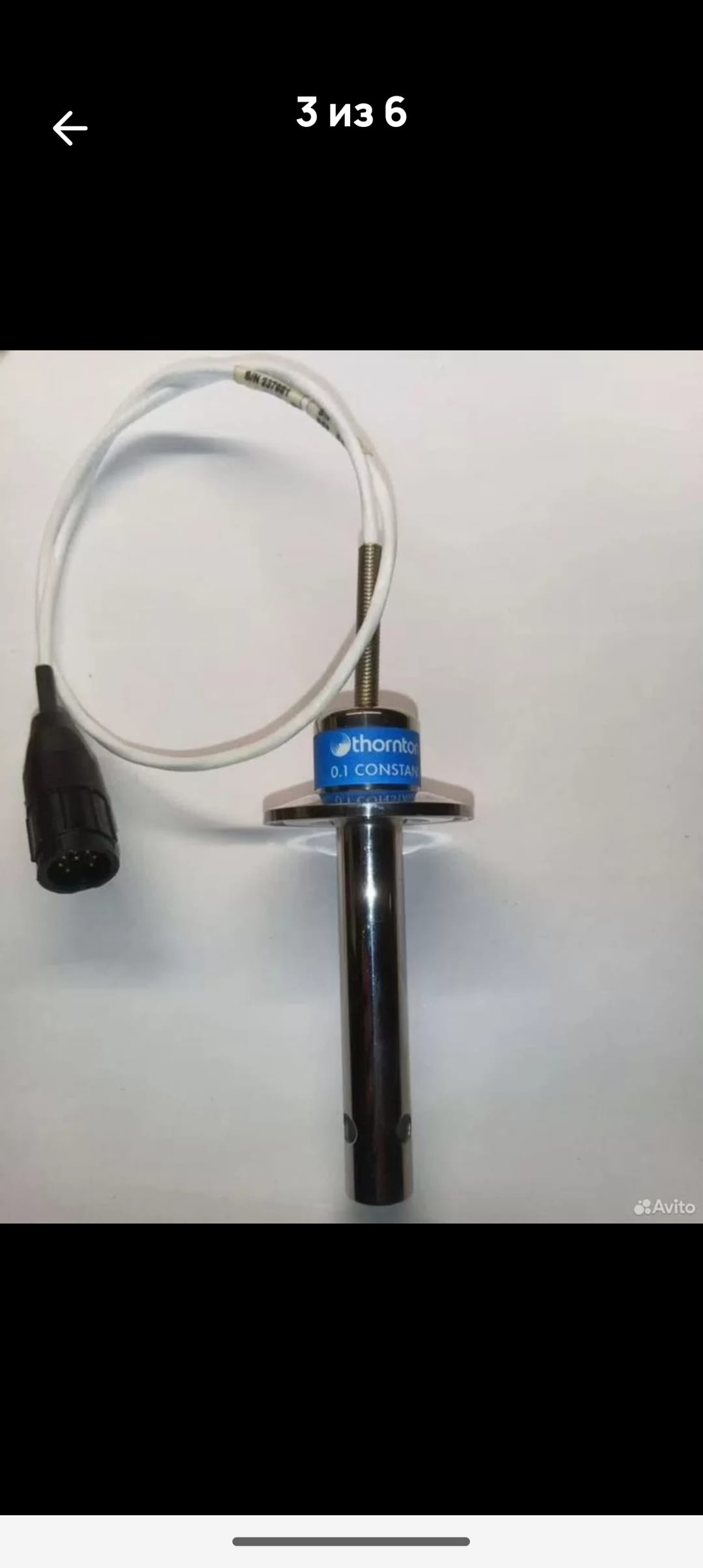 Thornton 243E223, Conductivity Sensor, 0.1 constant, 316LSS 1.5 inch Tri Clamp Fitting - 58031223