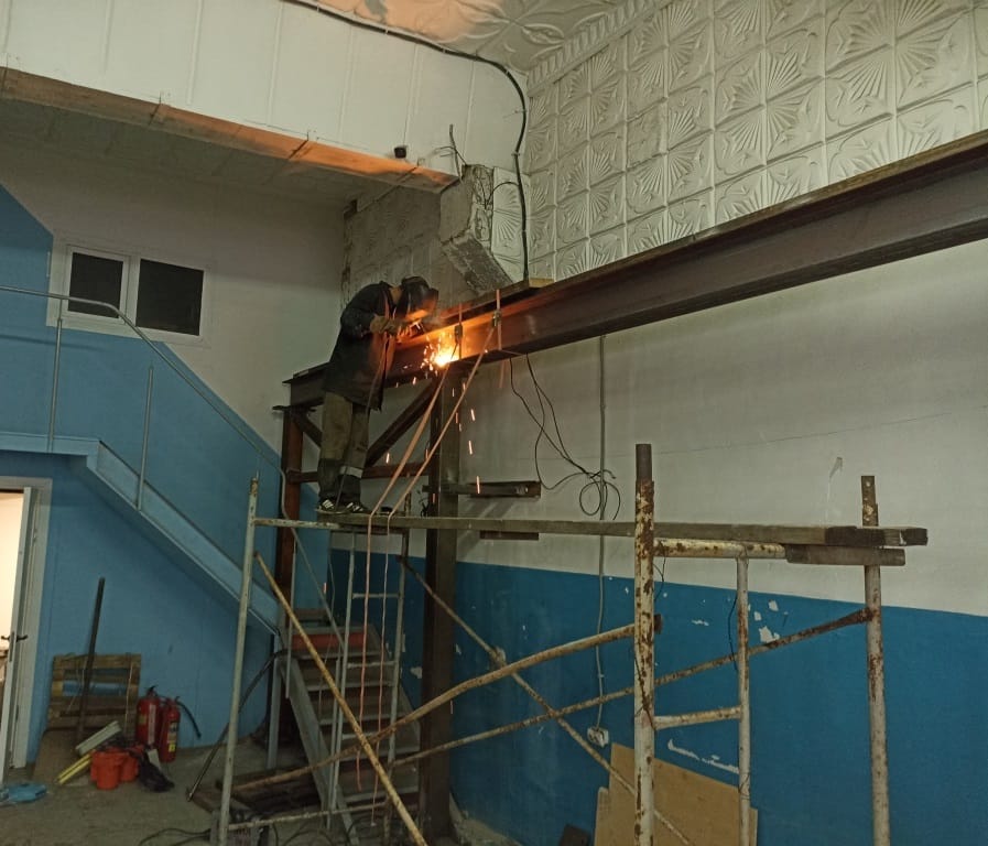 Монтаж крановой эстакады для мостового крана, кран-балки. — фото 4