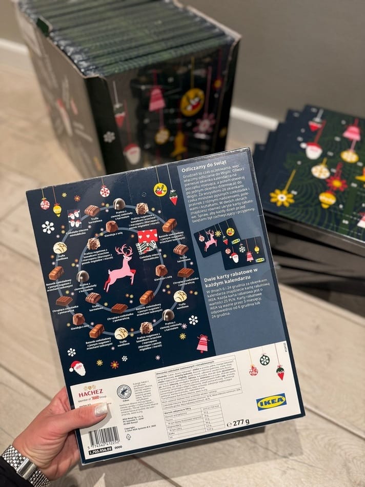 Адвент-календарь новогодний из Европы IKEA Vintersaga — фото 2