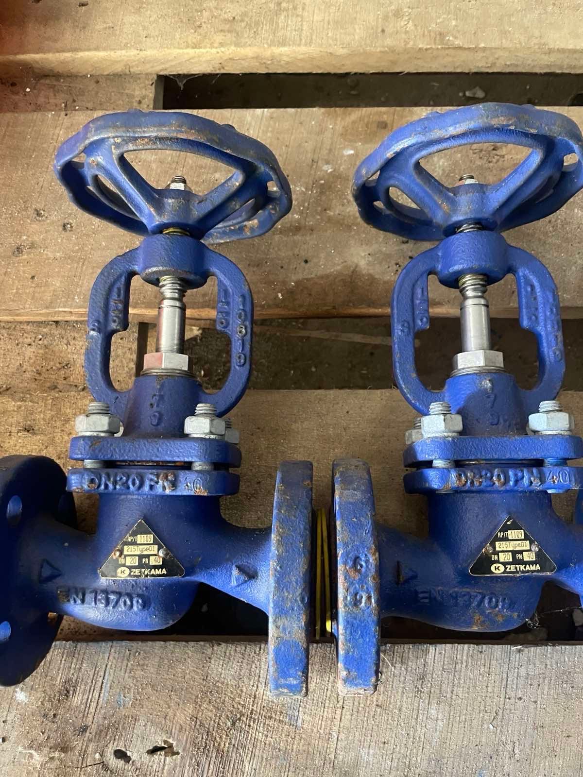 Вентиль запорный Zetkama ​215 Type 01″ стальной. Ду 20. Ру 40.