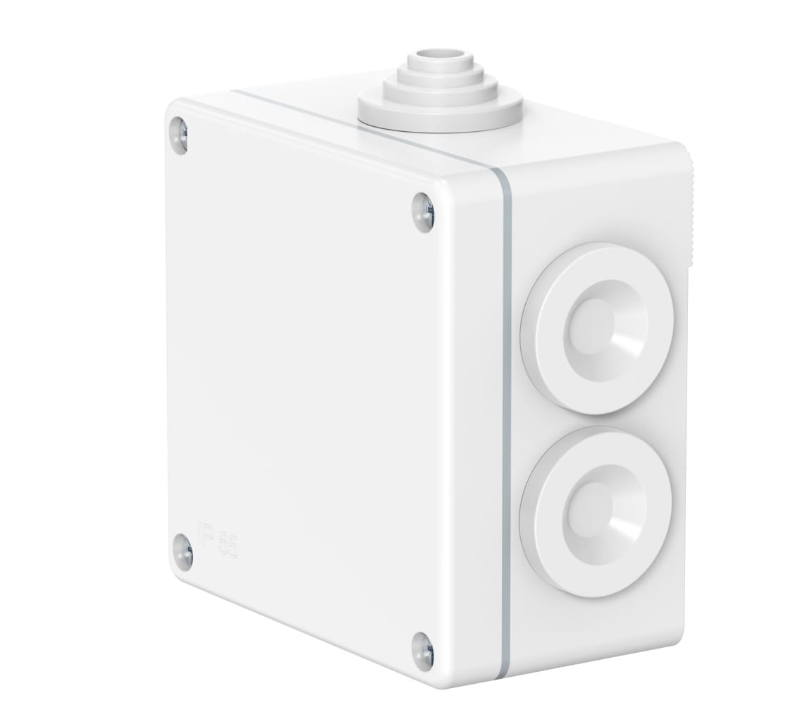 Коробка распределительная CADUCEUS ALING OG, в сборе, до 6 кабельных вводов, максимальный диаметр 14мм, 500В~