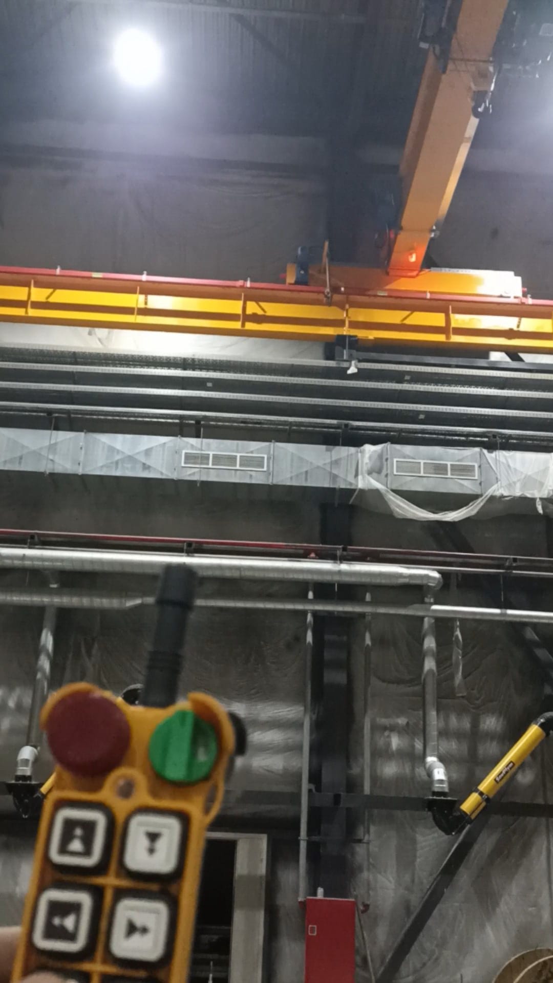 Перевод кранов на дистанционное управление (управление с пола)