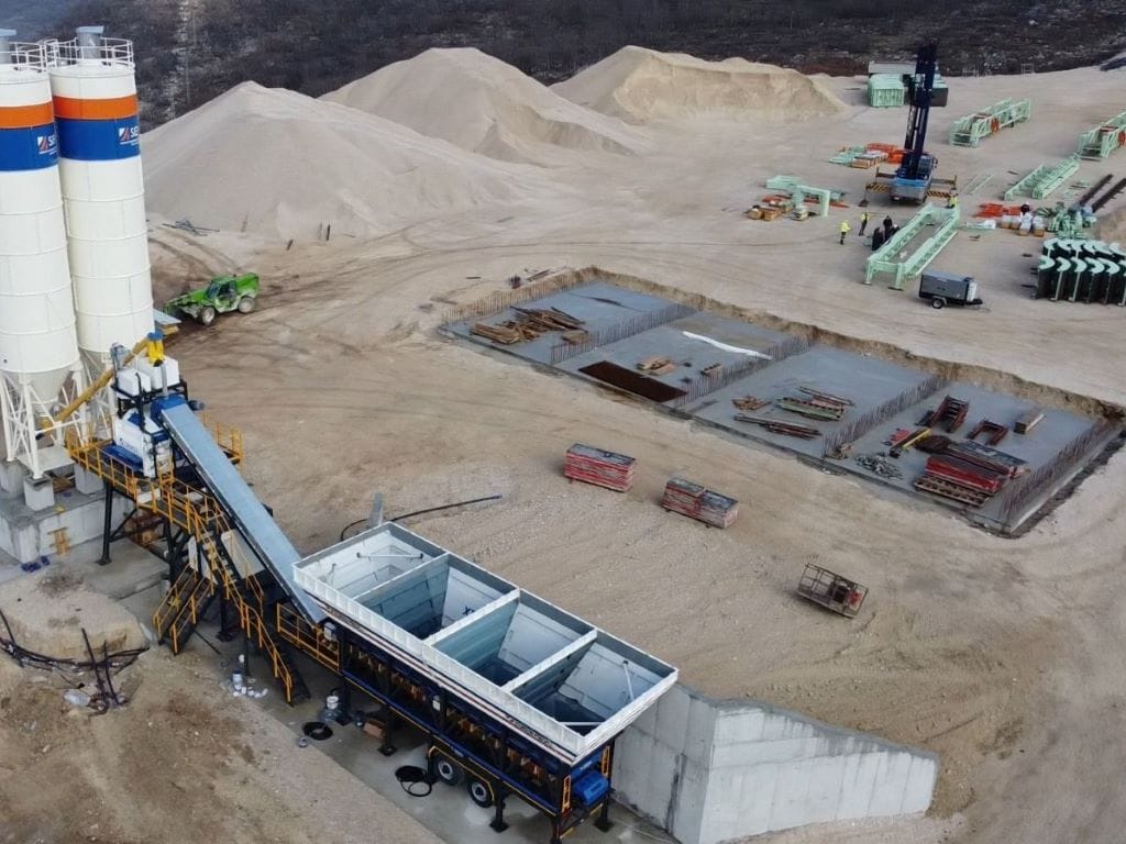 Бетонный завод Semix 100 м3/час | зимний вариант — фото 2