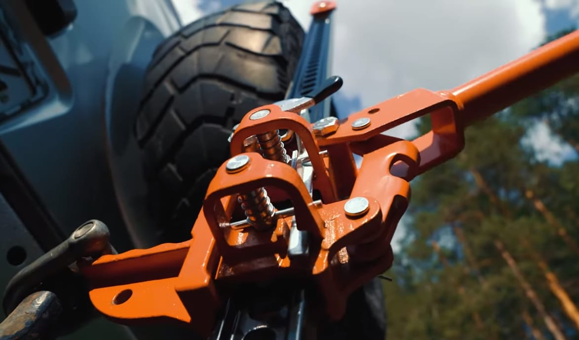 Домкрат реечный СИБТАЛЬ, модель HI-JACK, 125*1330мм, 3Т — фото 2