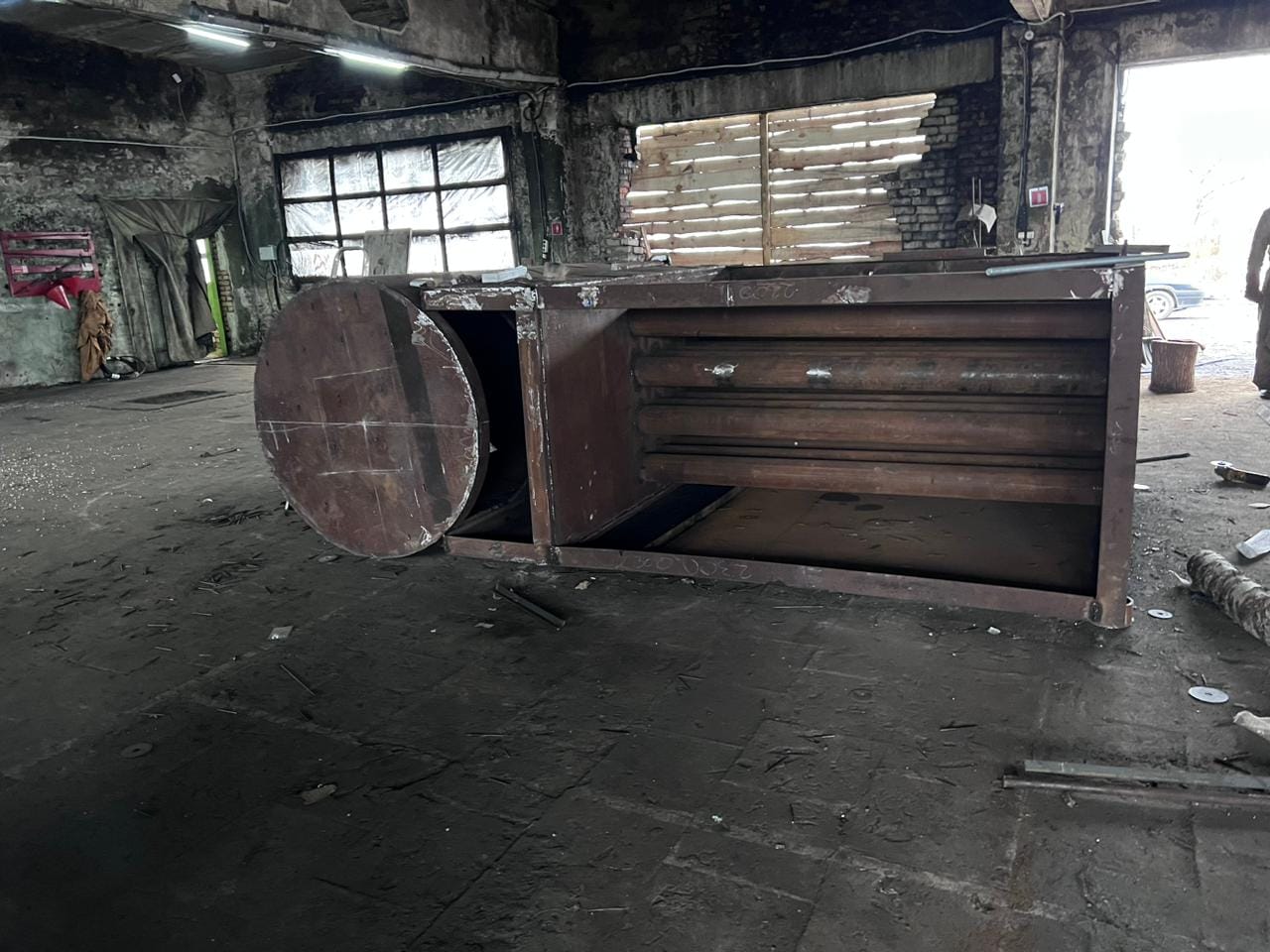 Воздушный твердотопливный теплогенератор для сушки дров и др.. — фото 4