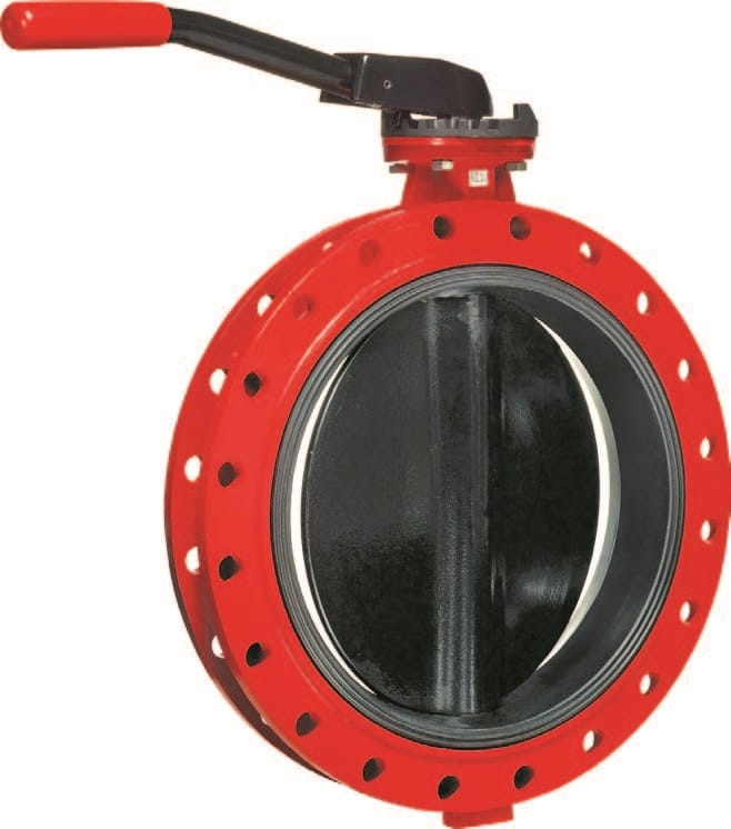 Затвор дисковый ГРАНВЭЛ ЗПСС фланцевый с редуктором