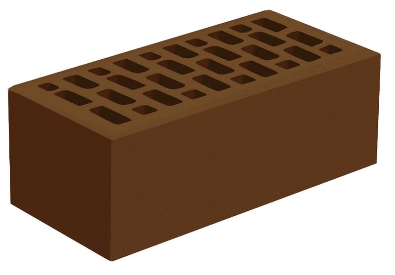 Кирпич облицовочный коричневый — фото 2