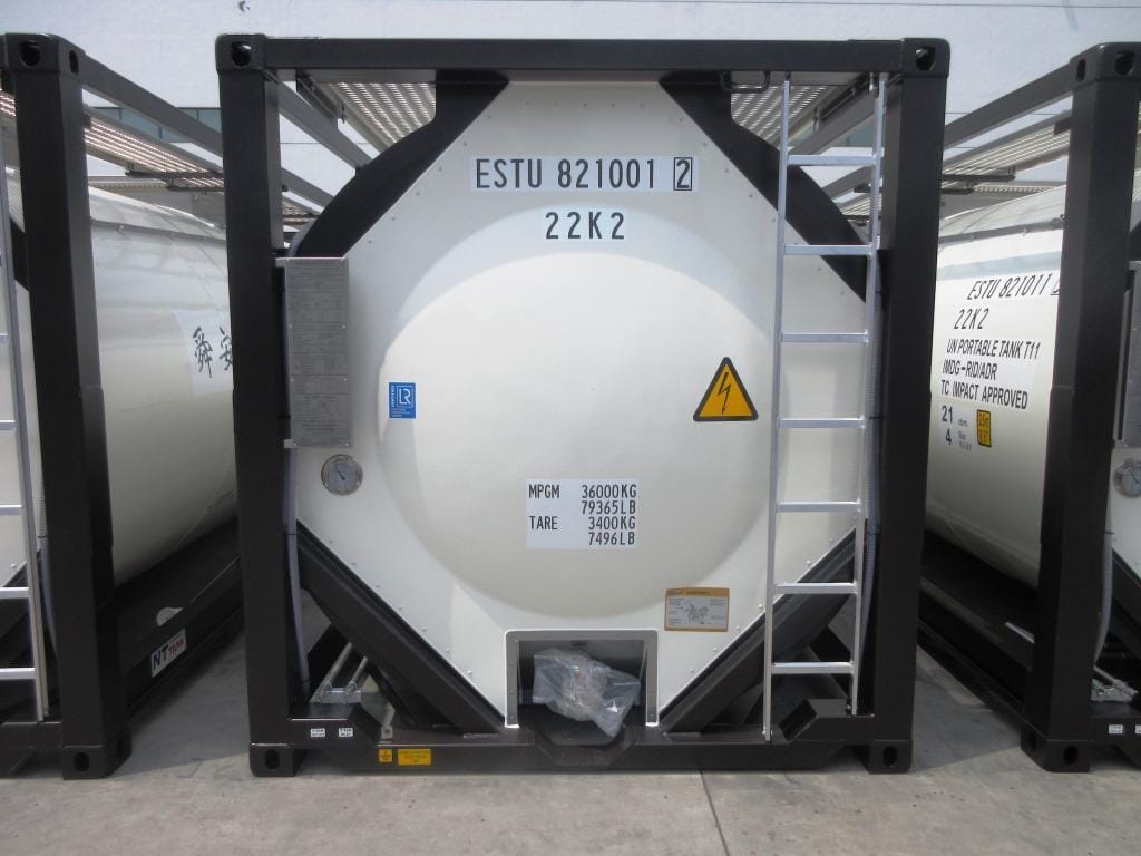 Танк-контейнер тип Т11 объём 21м3 для перевозки спиртосодержащей продукции, новый