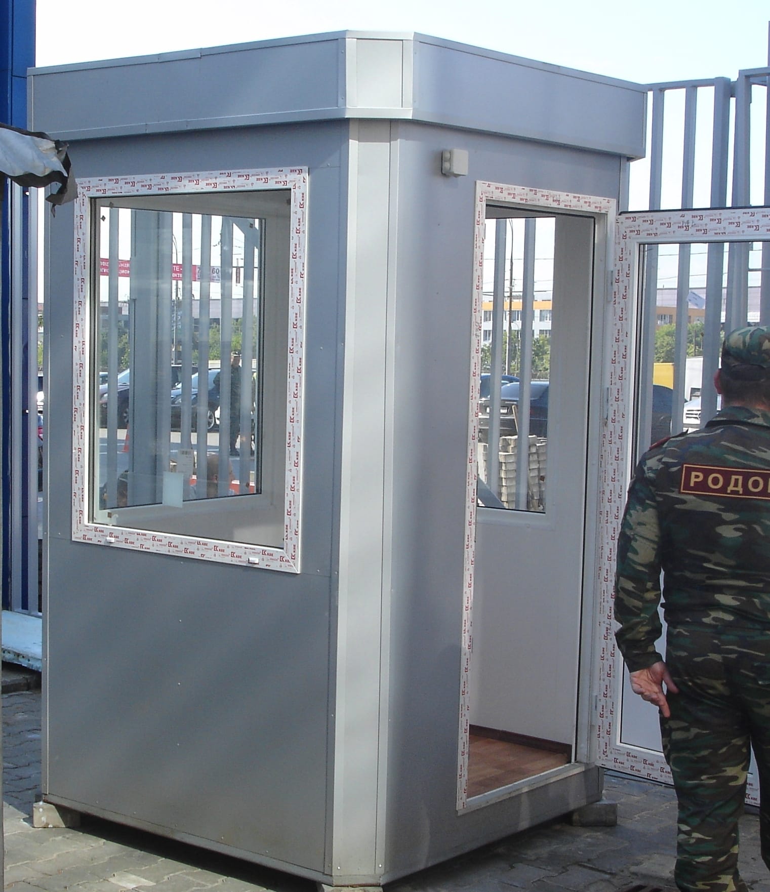 Будка для поста охраны П-2 1,5х1,5х2,5, новая, утепленная, изготовление — фото 8