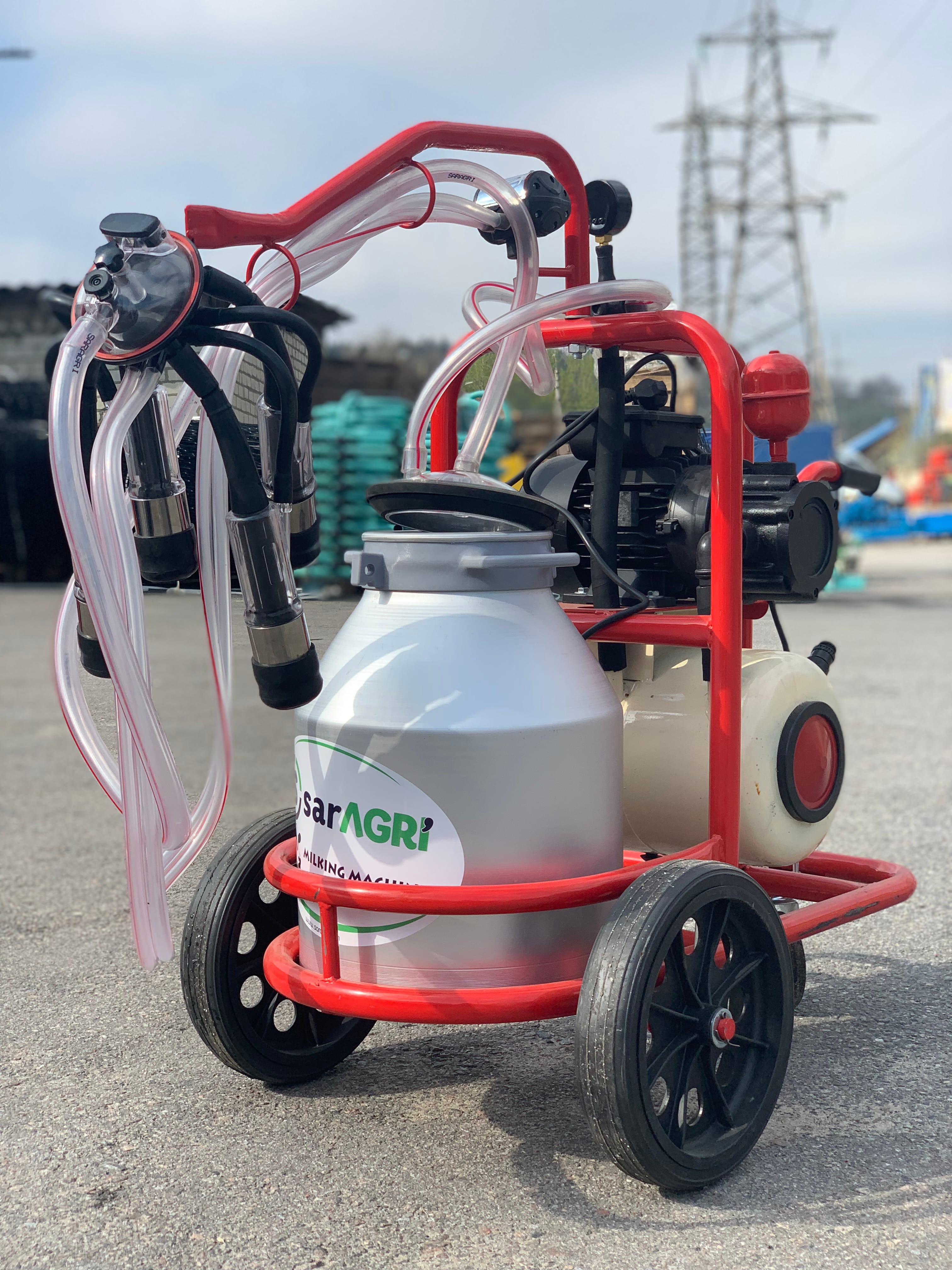 Турецкий доильный аппарат 1 бидон 1 пульсатор Telsar