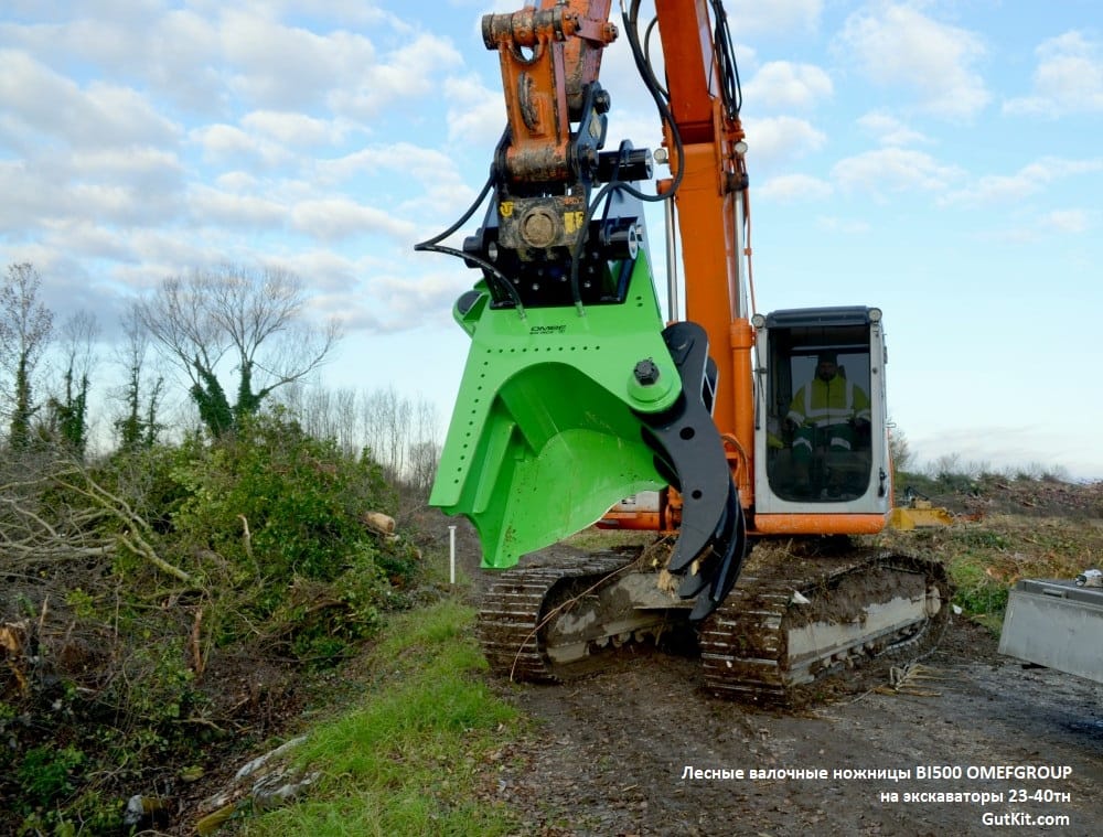 Лесные ножницы BI500 на экскаваторы 23-40тн — фото 5
