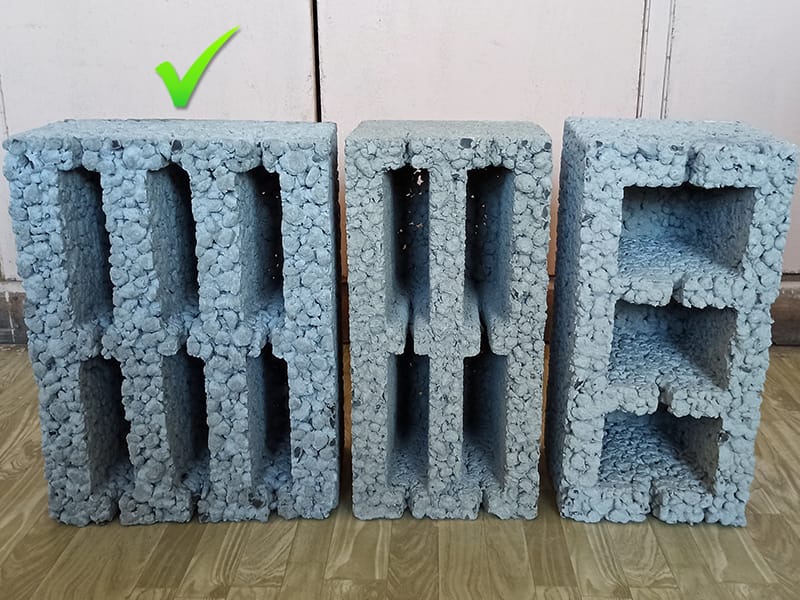 Керамзитобетонный блок "Крупноформатный"