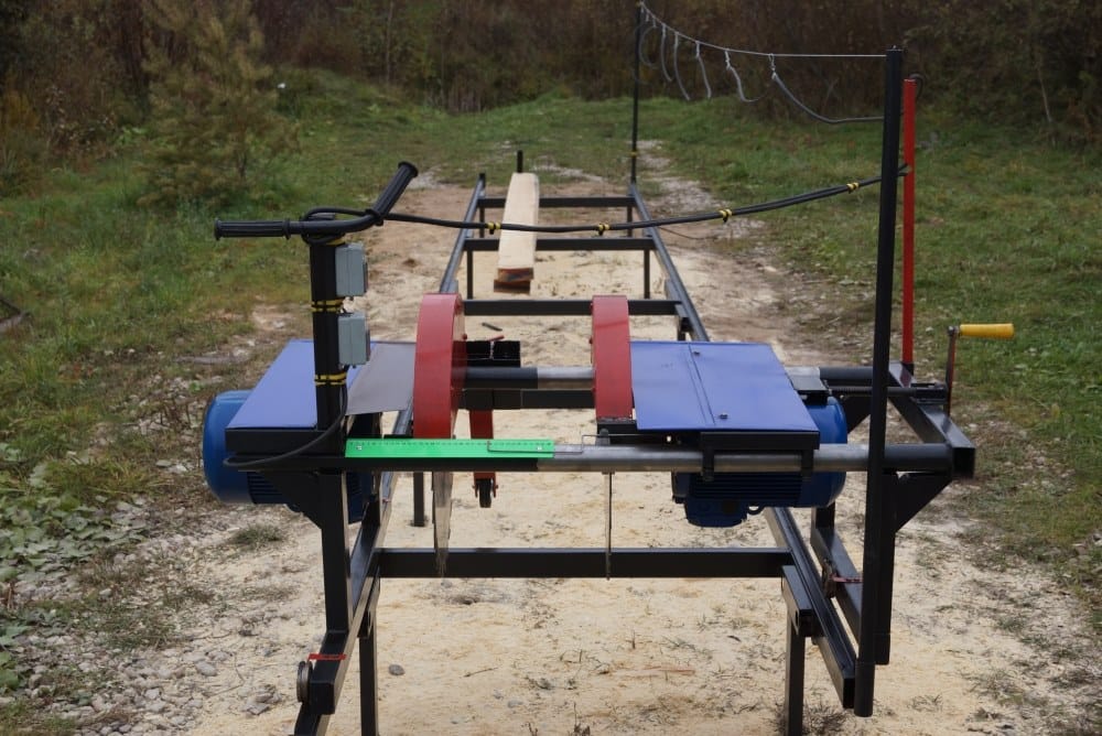 Кромкообрезной двухпильный станок 5.5, 7.5кВт(новый, пр-во) — фото 3