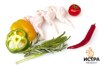 Крылья куриные двухфаланговые оптом