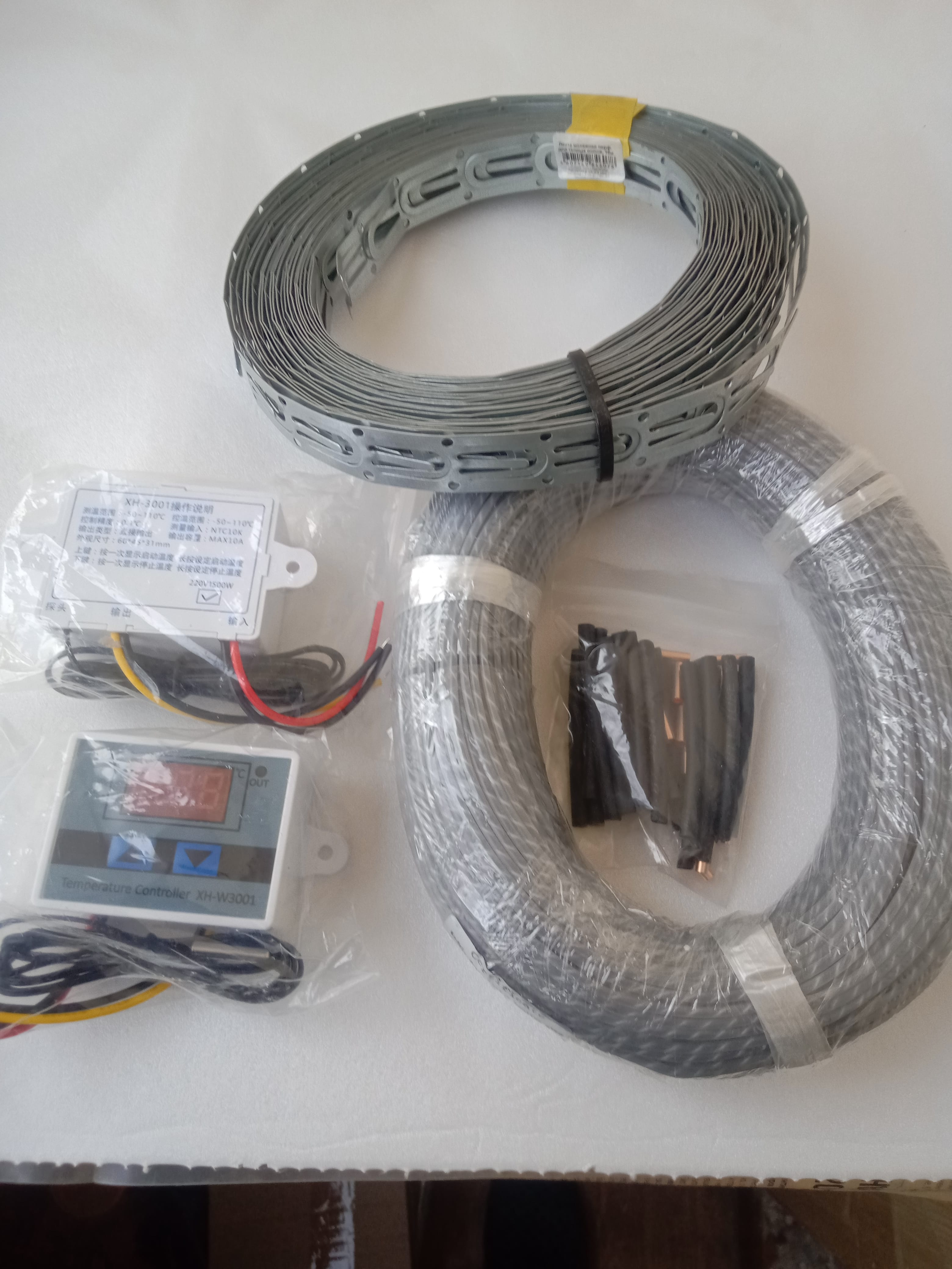 Теплые полы кабель нагревательный 100м,комплект под ключ.