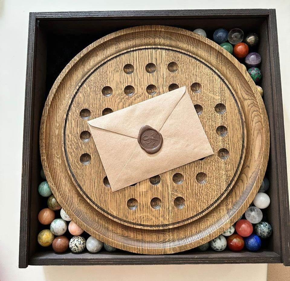 Настольная игра из натурального камня