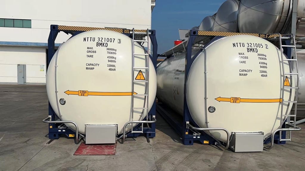 Контейнер-цистерна модели UN Т11 32К SWAP с утеплителем и пароподогревом — фото 3