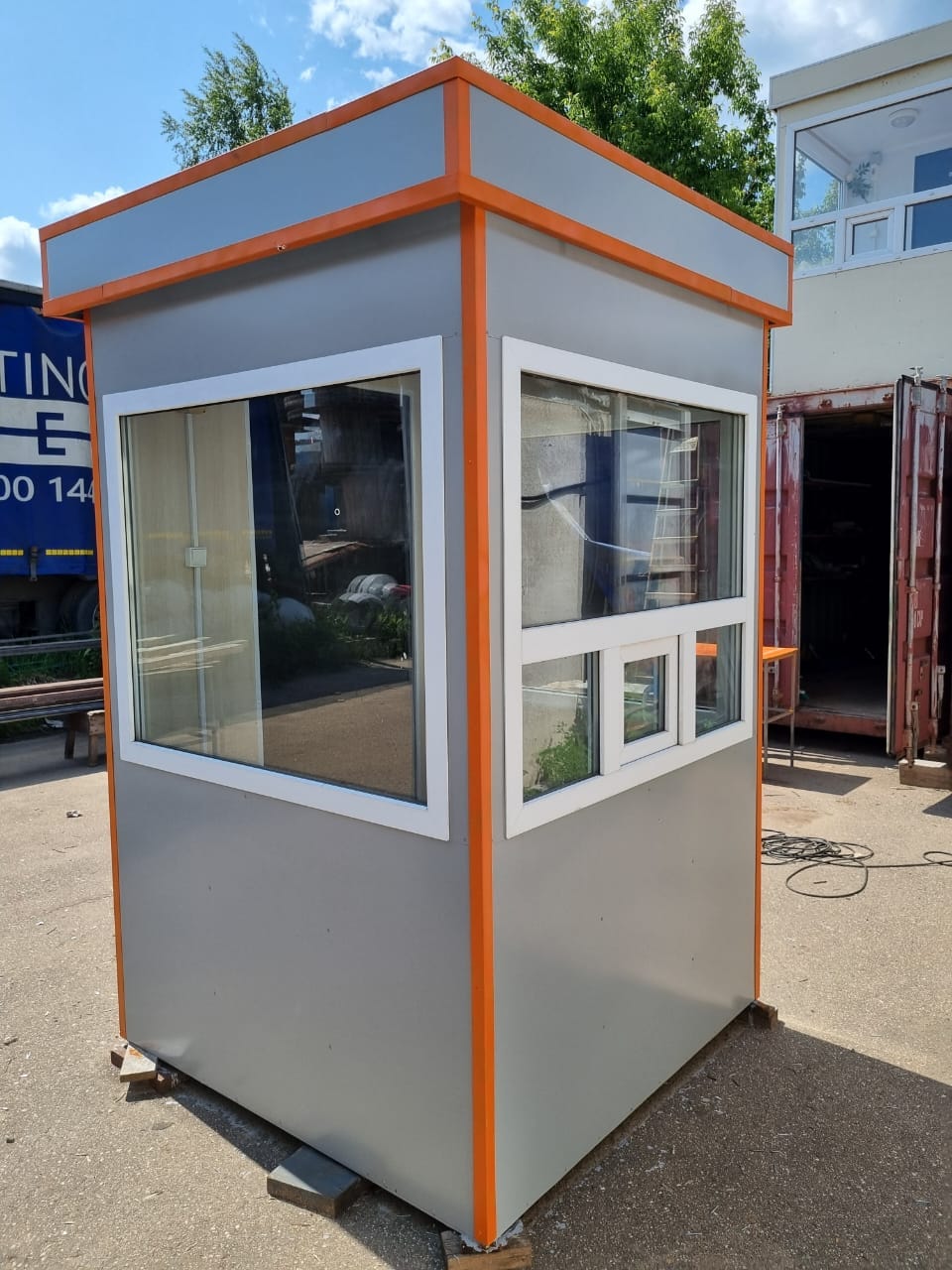 Пост охраны 1,  5х1,  5х2,  5м,     новый,     утепленный,    наличие и изготовление по размерам — фото 15