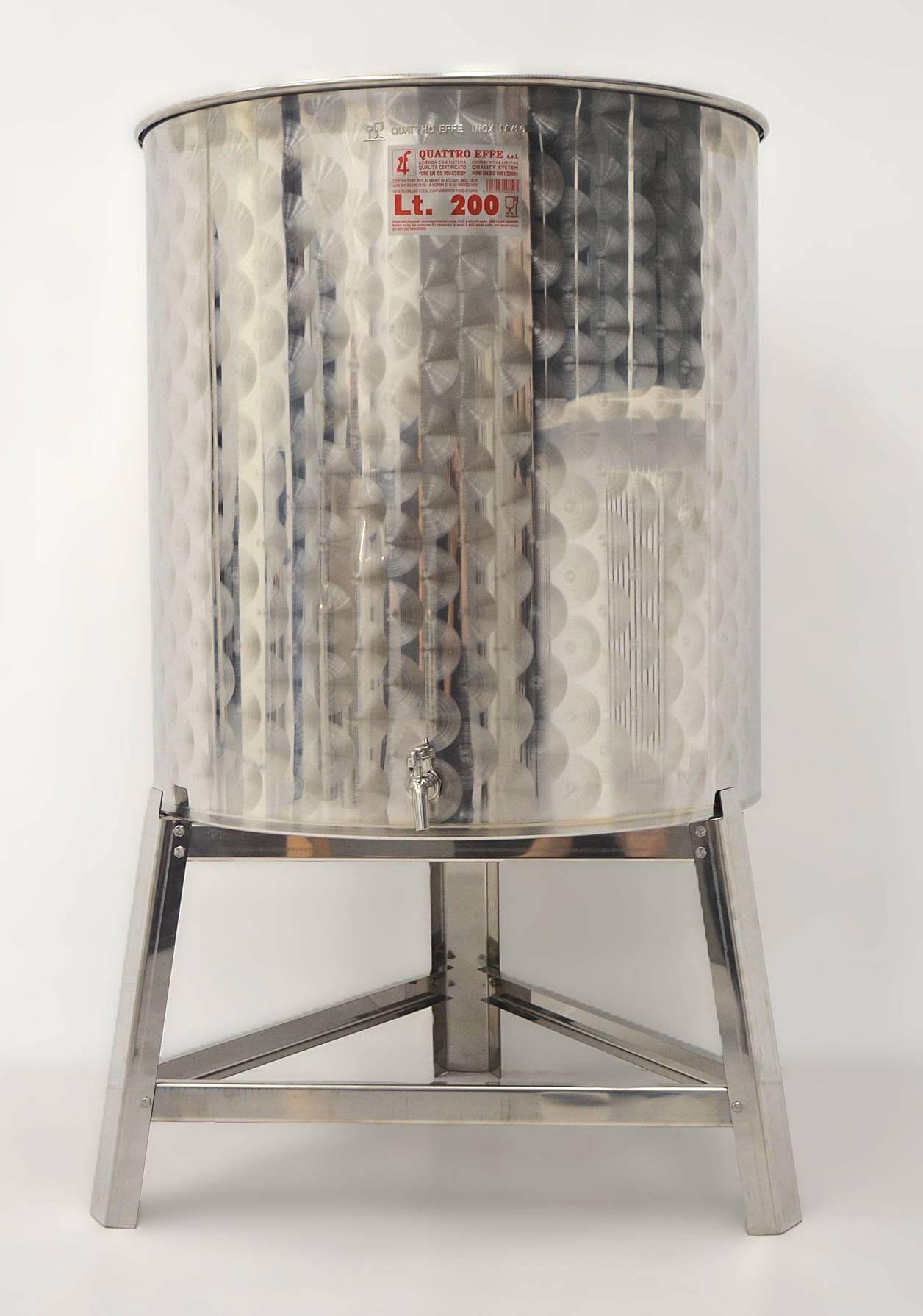 Бидон нержавеющей 50 литров для хранения спирта — фото 2