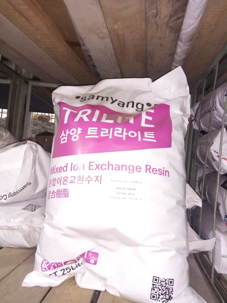 Ионообменная смола TRILITE SM-200, мешок 25 л, аналог Amberlite МВ-20 , Dowex МВ-50, Lewatit NM-91