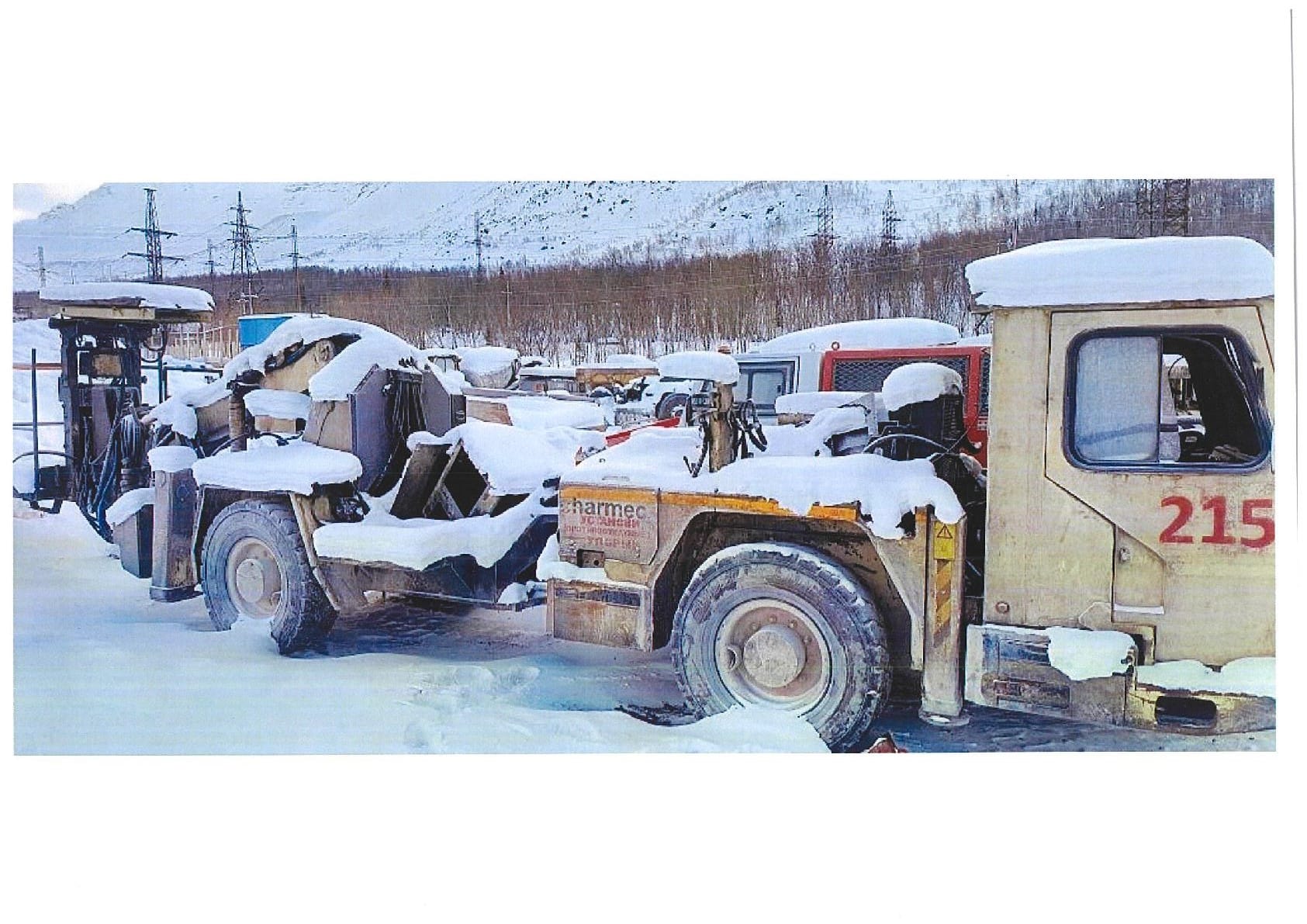 Машина горношахтная NORMET CHARMEC 1605B, сер. №DB126  (Борт № 215) — фото 3