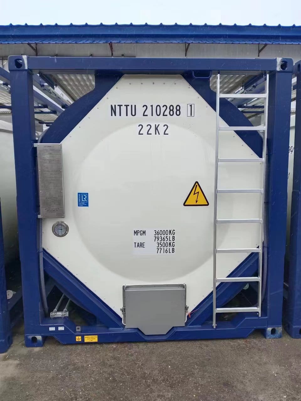 Танк-контейнер объём 21м3 тип Т11, для перевозки изофталевой кислоты. — фото 2