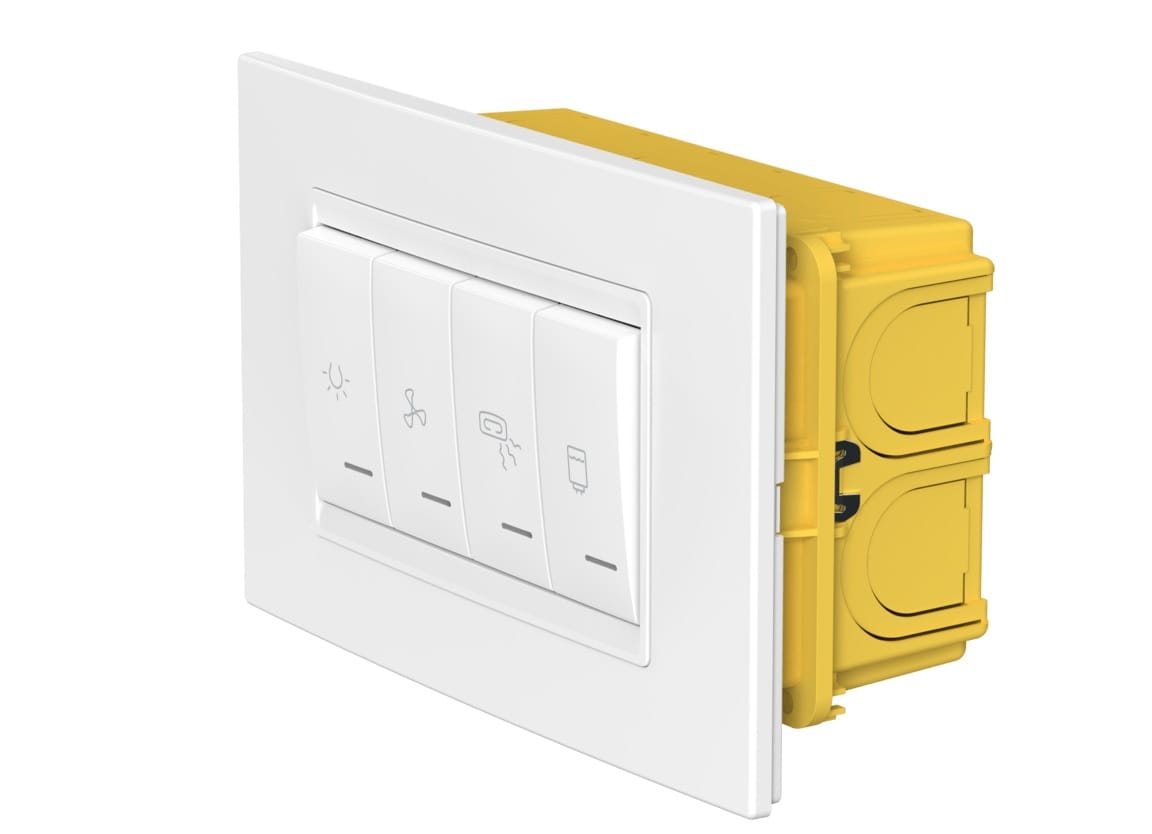 Комплект встраиваемых выключателей CADUCEUS ALING EXPERIENCE для ванной комнаты, 16А, 250В~