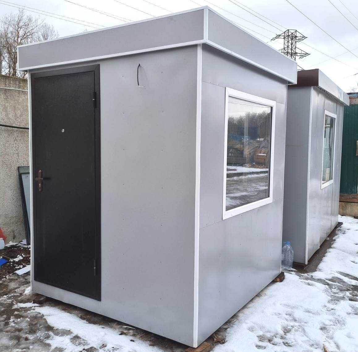 Пост охраны размер 2,0х2,0х2,5м, П-4 цена эконом, новый, утепленный — фото 5