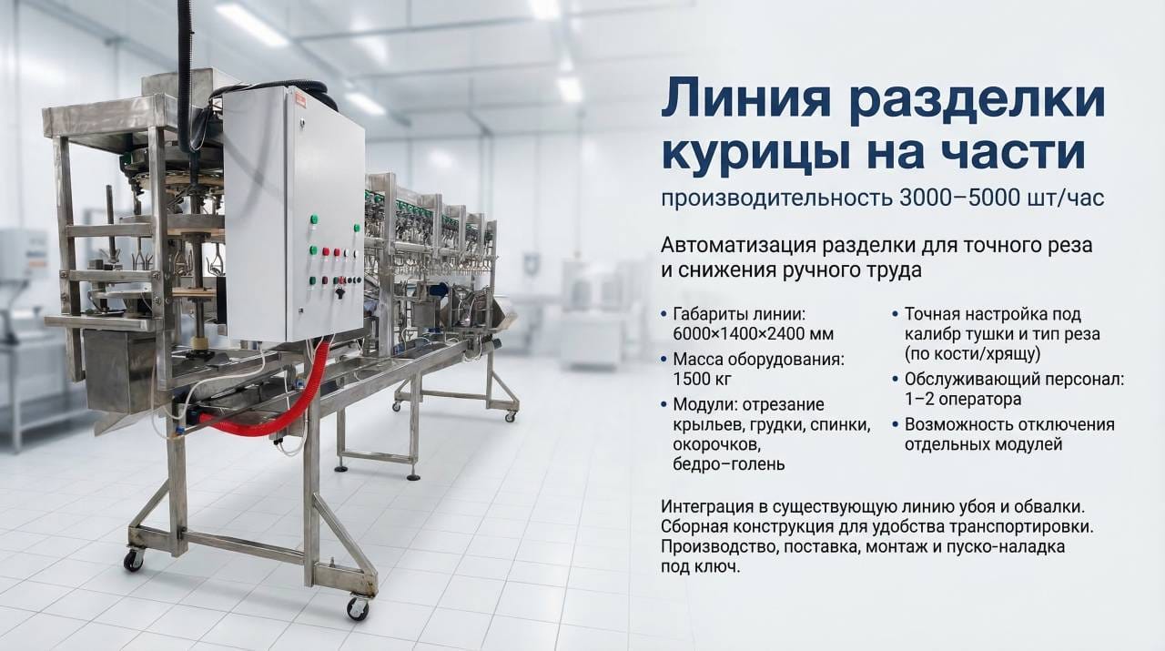 Линия разделки птицы