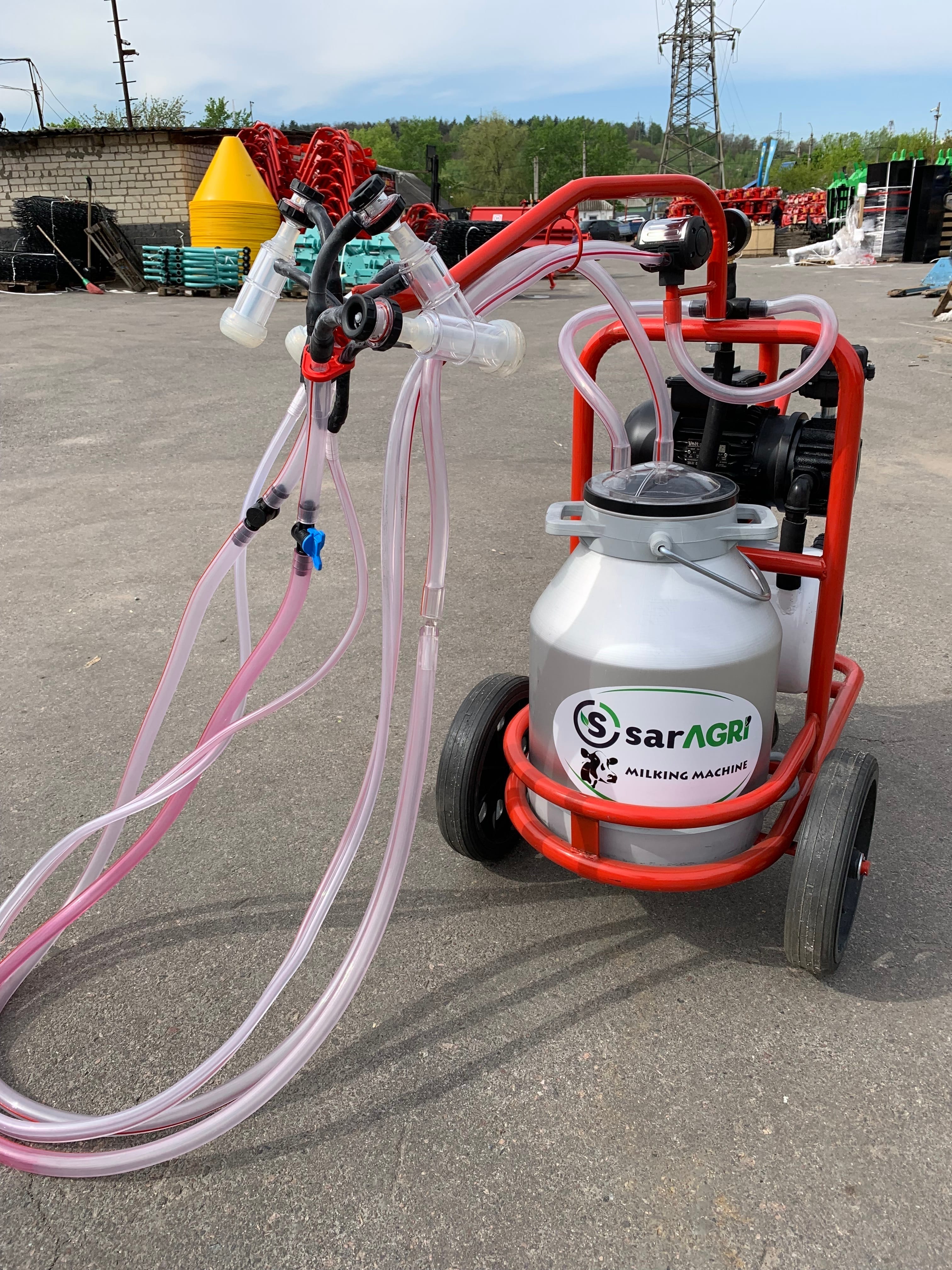 Доильный аппарат для коз 20л Турция Saragri