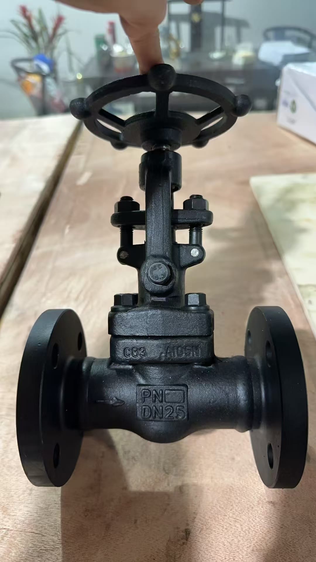 Задвижки клиновые компактные стальные кованные 31с45нж (ЗКС), Китай — фото 2