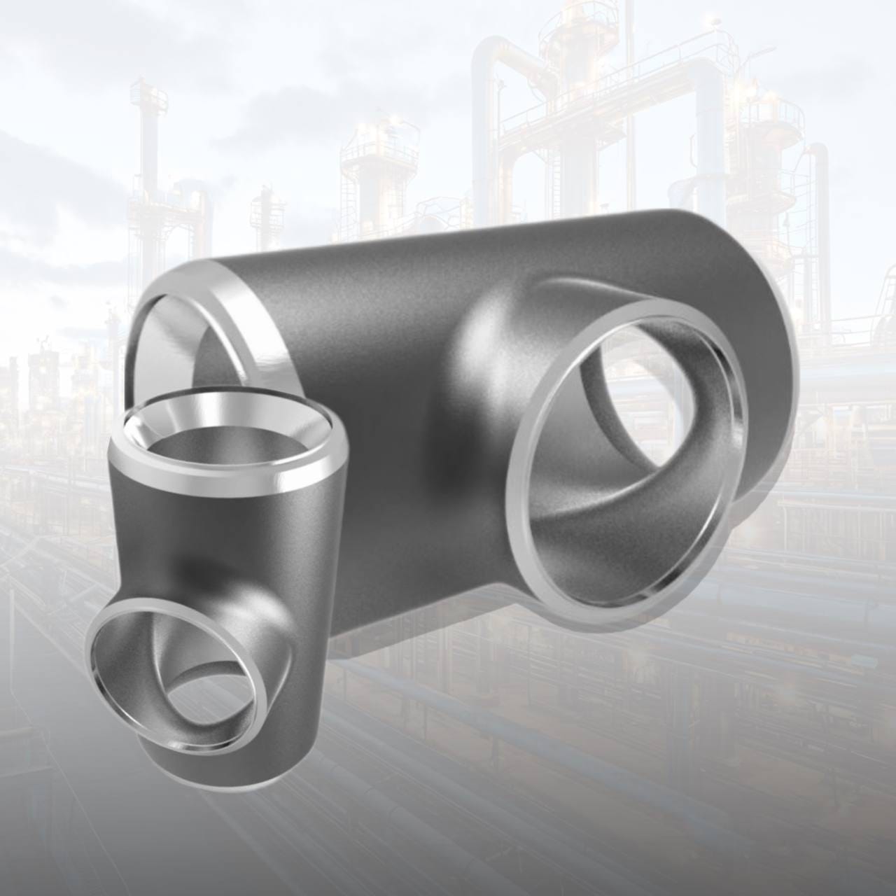 Тройник ТШ 219 (20К48)х114 (12К48)-25-0,6-09Г2С-УХЛ