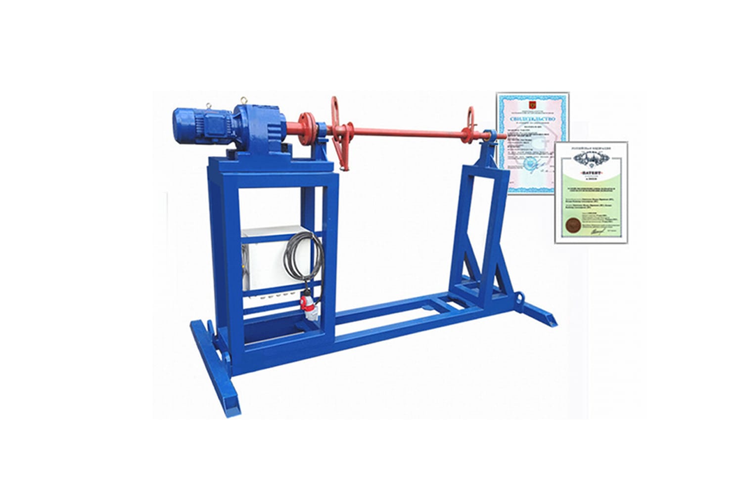 Станок перемотки кабеля УПК-25РЧ002 с АКУ-1100