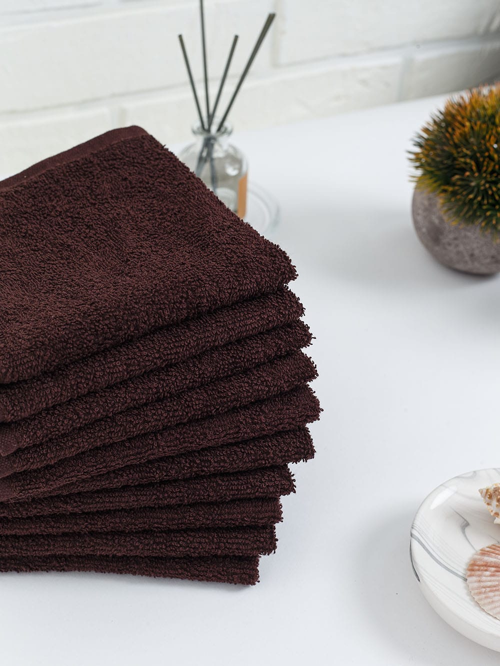 Полотенца махровые 30*30 — фото 8