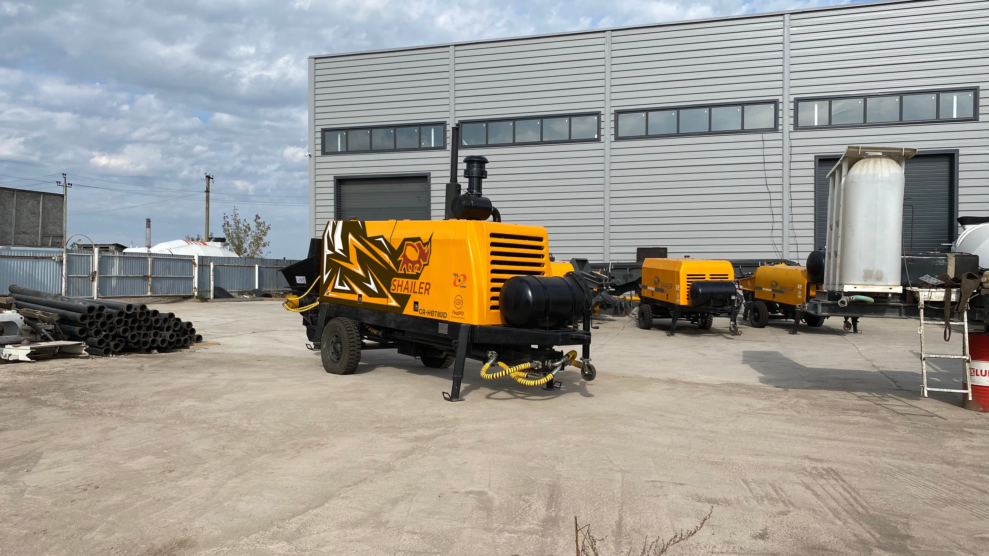 Бетононасосы стационарные SHAILER GR-60D, GR-80D, GR-100D-23 — фото 10