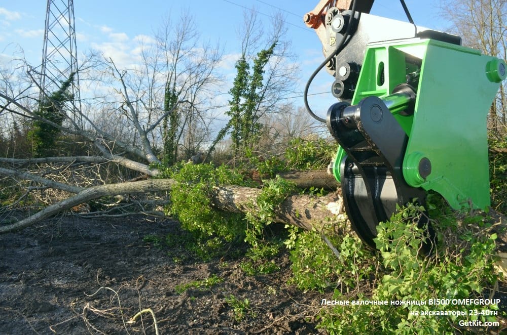 Лесные ножницы BI500 на экскаваторы 23-40тн — фото 6