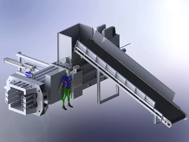 Канальный пресс Кубер-50ГА с автоматической обвязкой кип — фото 4