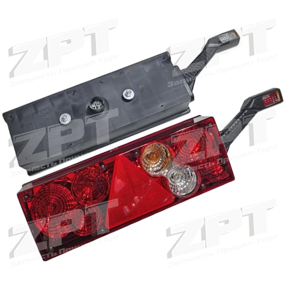 Фонари задние для полуприцепов, маяк на трал, фонарь габаритный, подсветки номера, светодиодные Led — фото 3