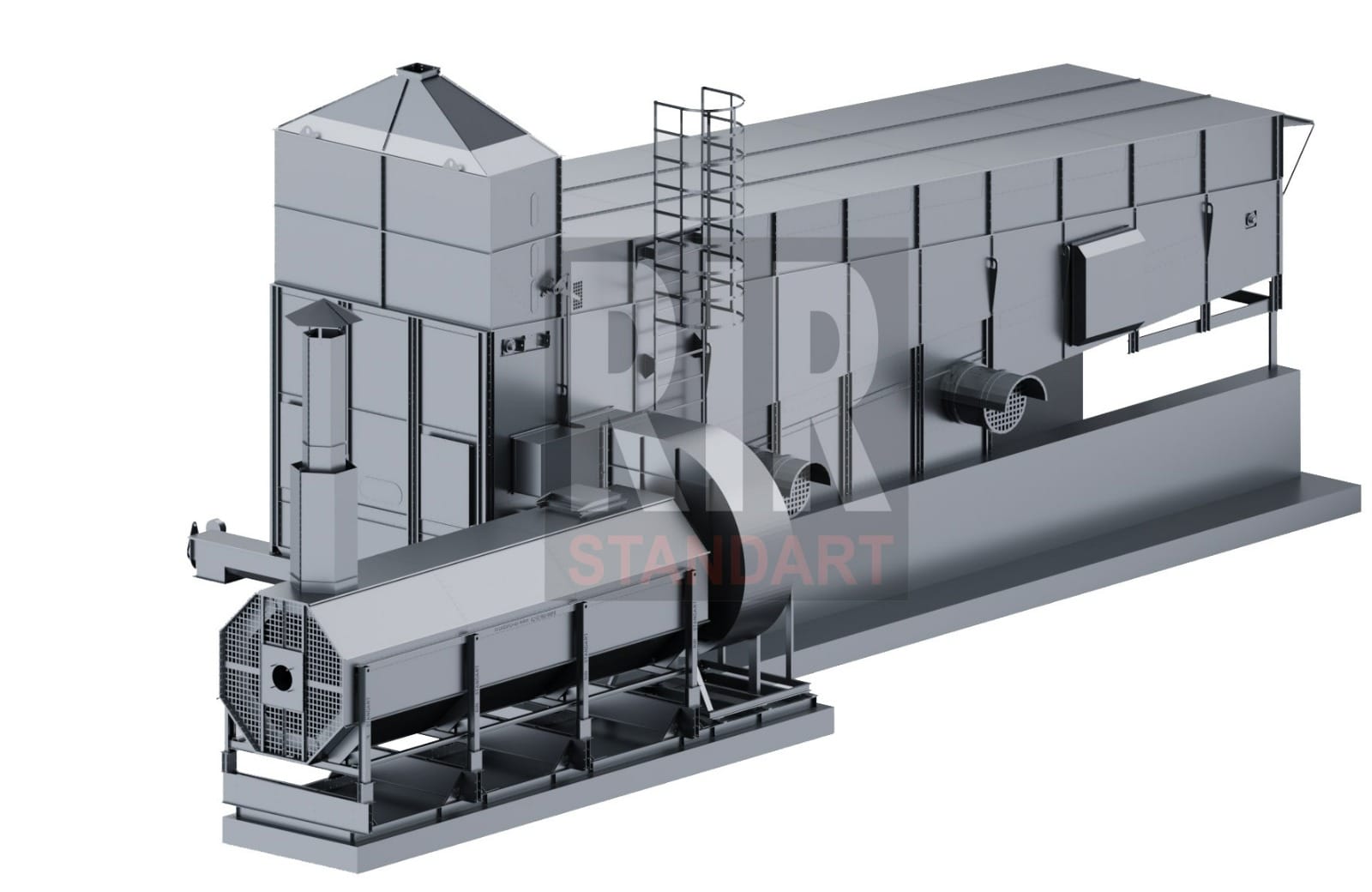ЗЕРНОСУШИЛКА КОНВЕЙЕРНАЯ RIR К-21 (21 Т/Ч)