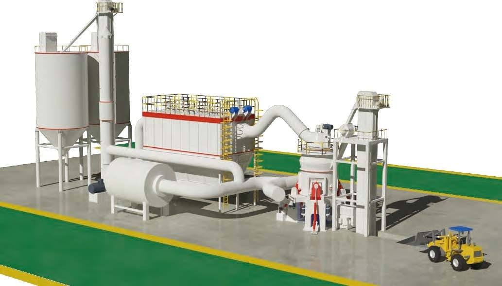 Линия по пр-ву минерального порошка (МП) 25-35 т/ч на базе вертикальной валковой мельницы Liming LM19-2 — фото 3