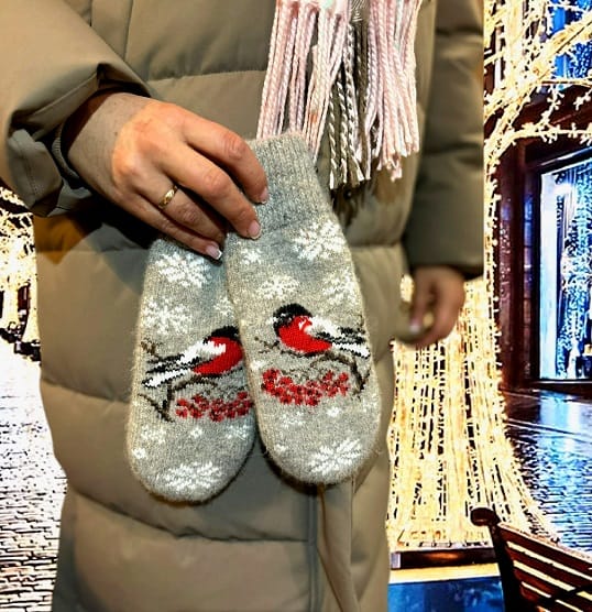 Шерстяные и пуховые варежки — фото 3