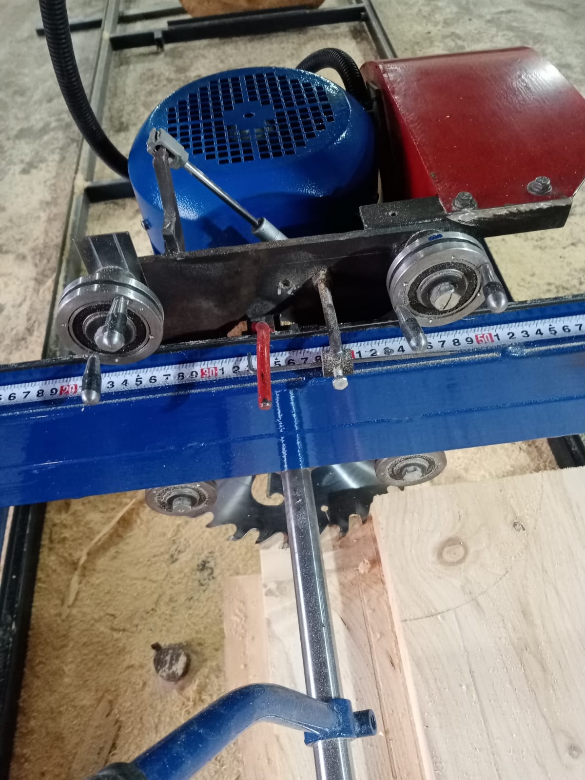 Углоповоротная пилорама с диском 5,5кВт(новая) — фото 4