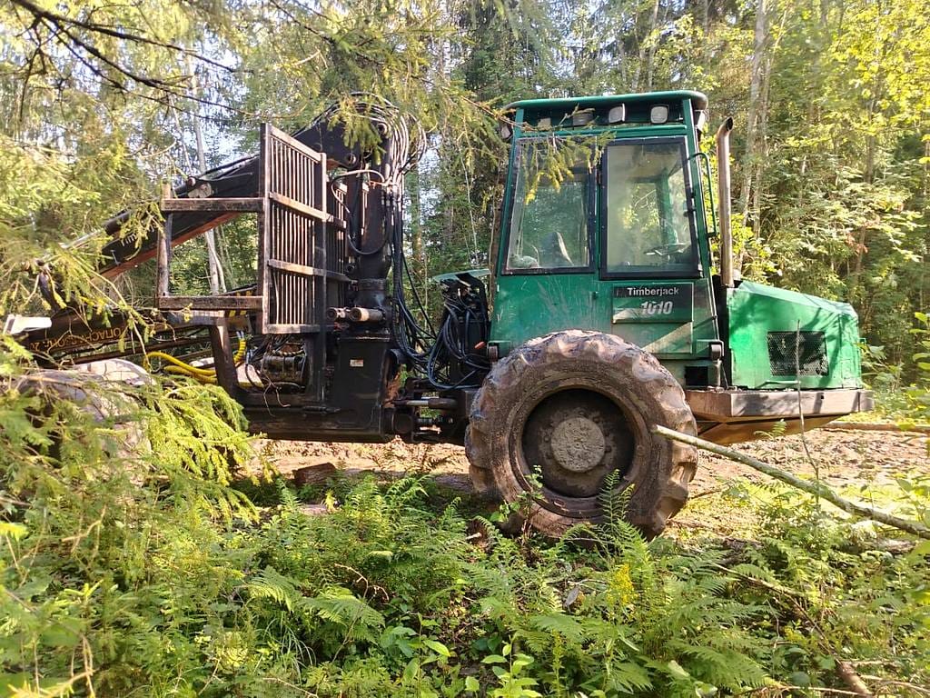 Форвардер Timberjack 1010, 2002 г, цепи, гусянки, х2 шт. — фото 4